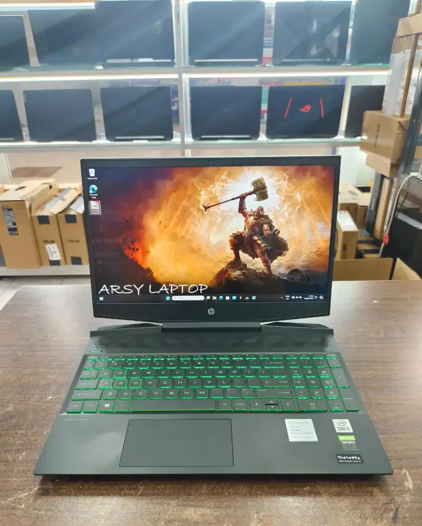 HP PAVILION GAMING CORE I5 GENERASI 10 NVIDIA RTX 2060 6GB