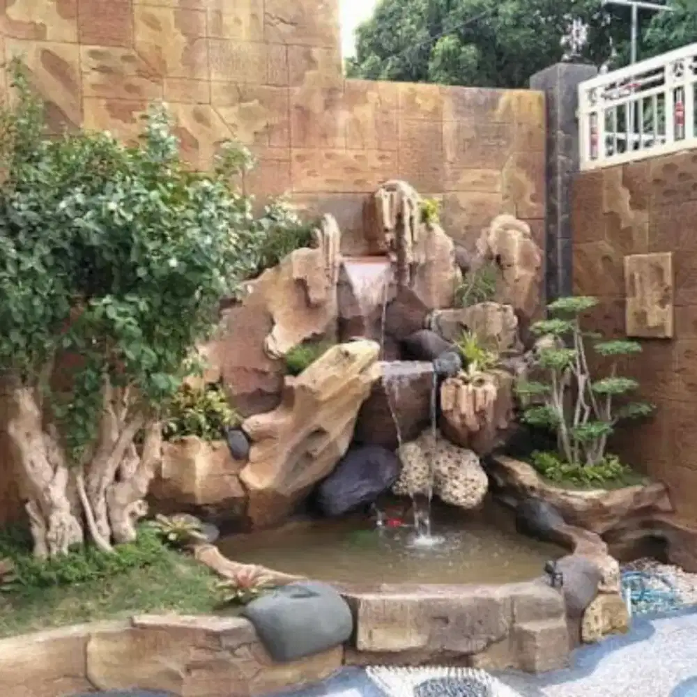 Jasa pembuatan kolam relif kolam ikan koi dll #20