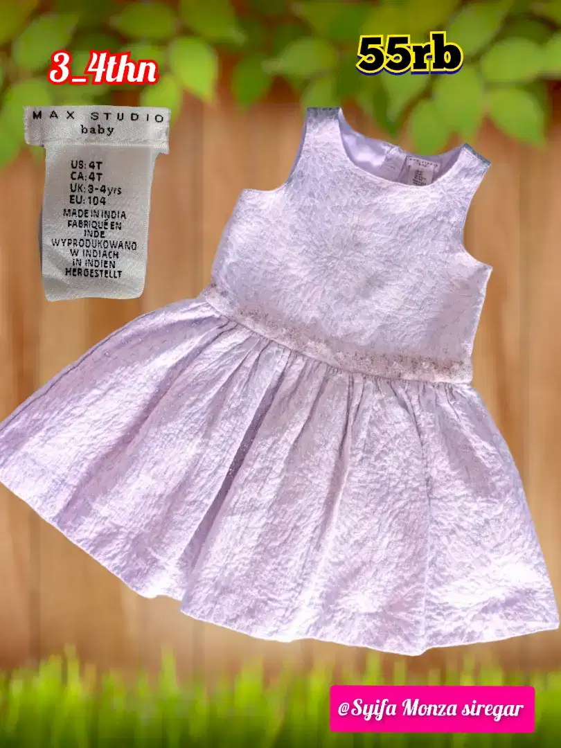 Dress cantik anak perempuan