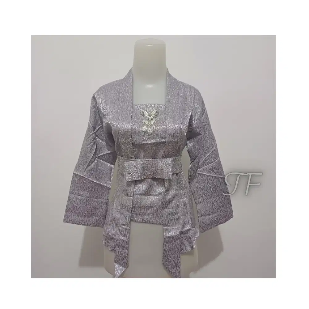 Kebaya Kutubaru Jaguar Abu abu