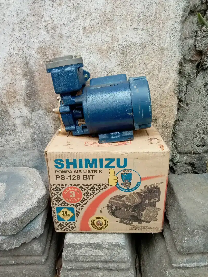 Pompa air Shimizu PS 128 bit bekas siap pasang bs TT pompa mu yg rusak