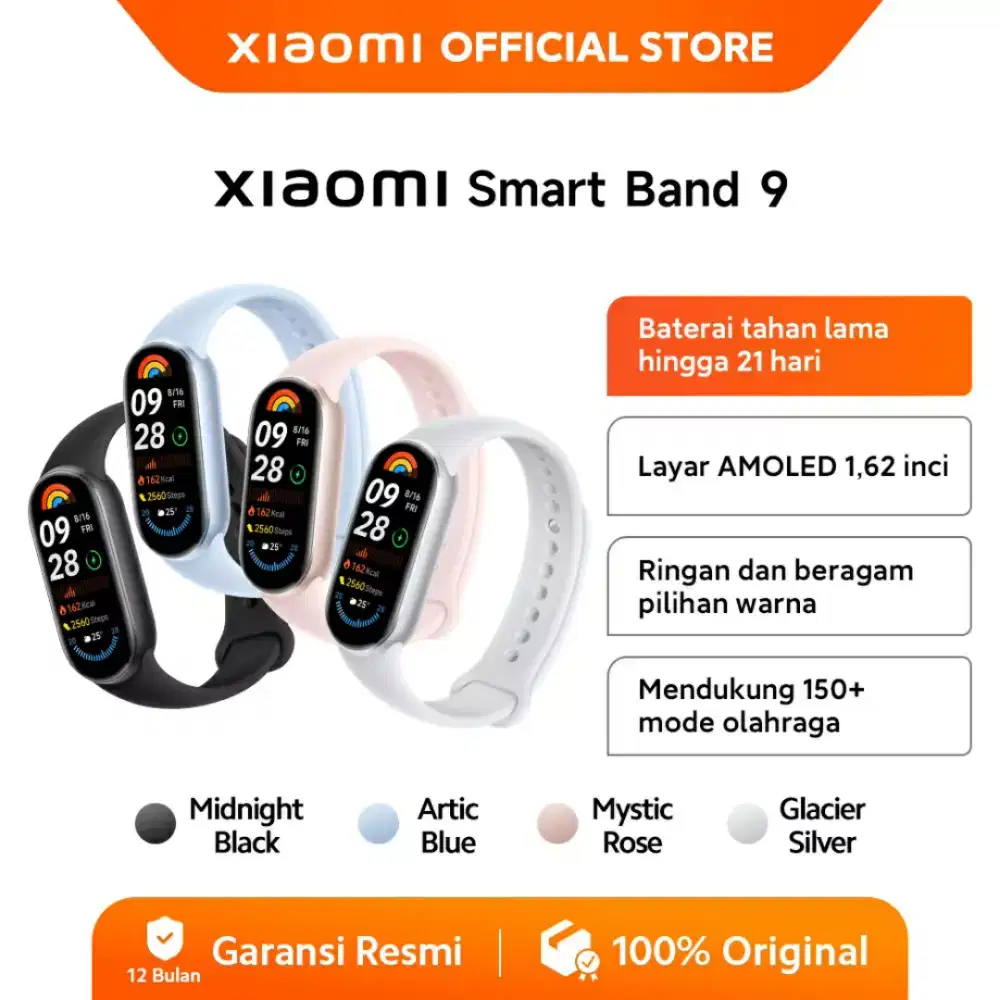 Xiaomi Smart Band 9 Garansi Resmi Murmer