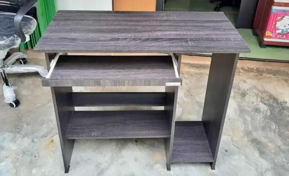 Meja komputer hitam wange new