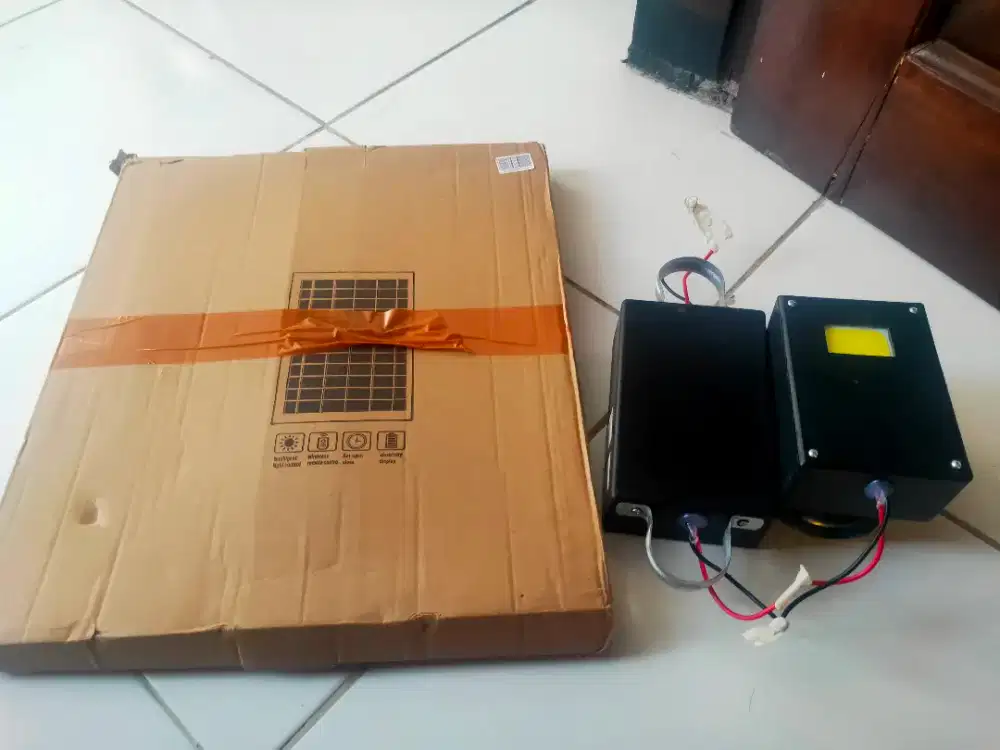 Lampu pju solar COB 20 watt