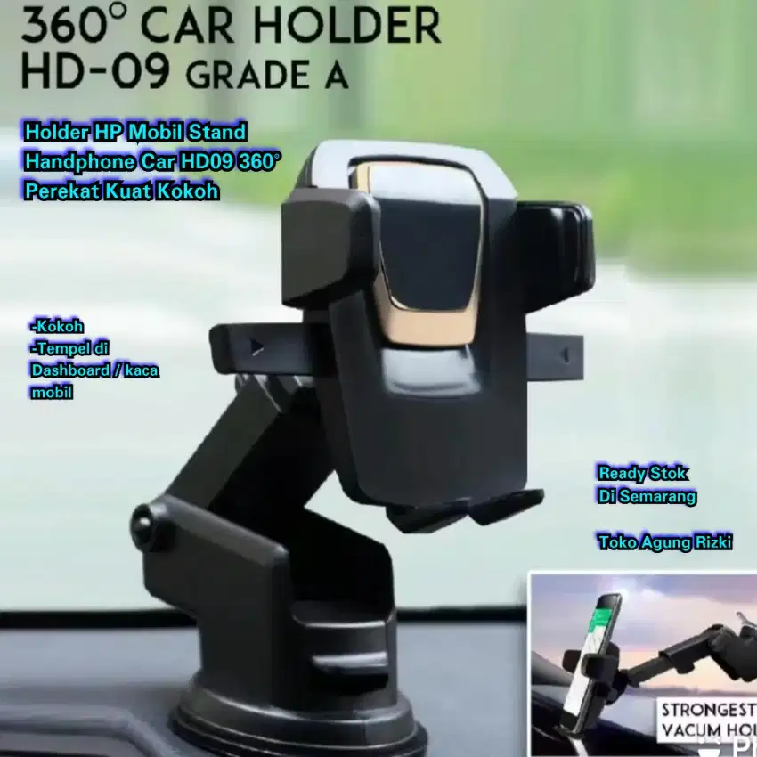 Holder Mobil hd09 Stand Handphone Car HD09 360