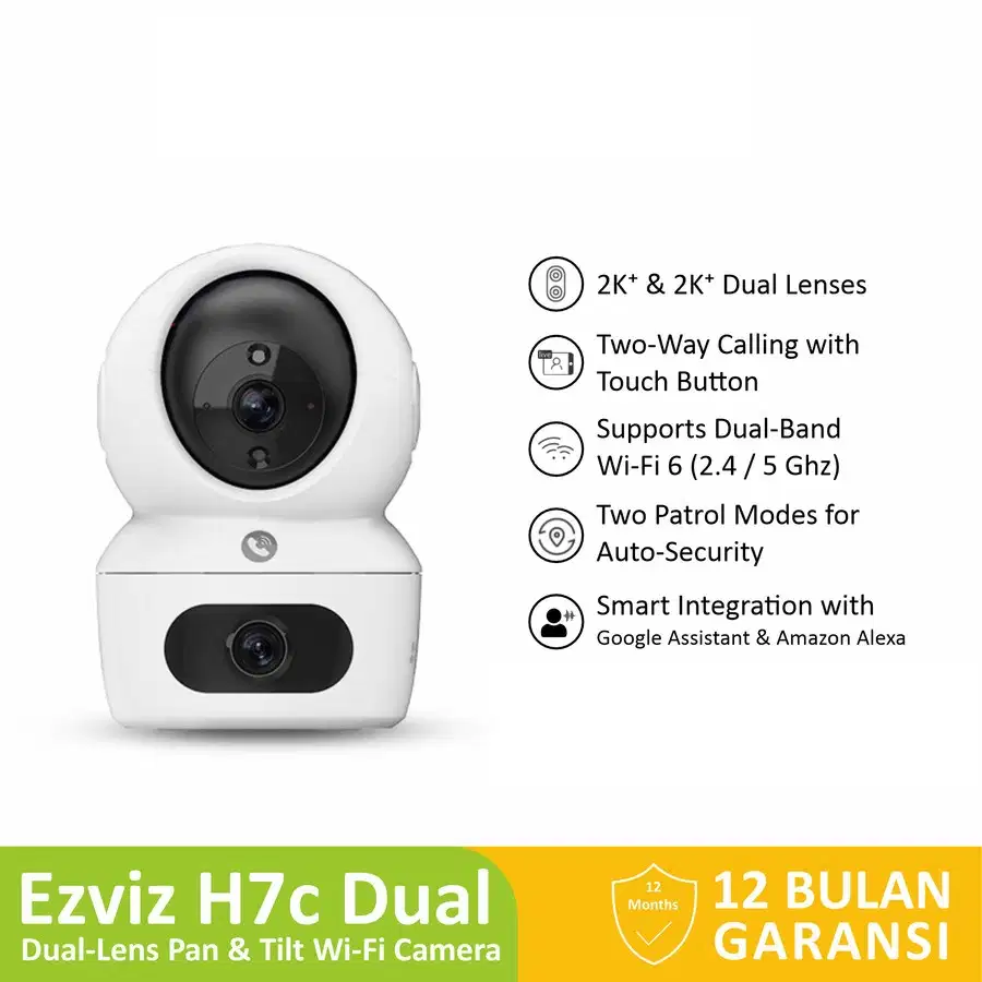 CCTV DUAL CAMERA WIFI PLUS PEMASANGAN