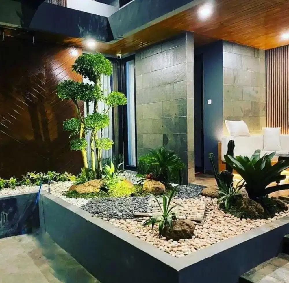 Jasa pembuatan taman kering