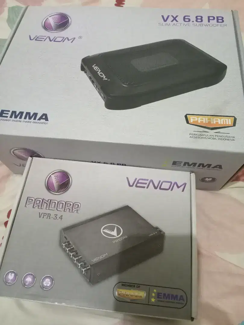 Audio Venom Slim Aktive Subwofer dan Venom Procesor