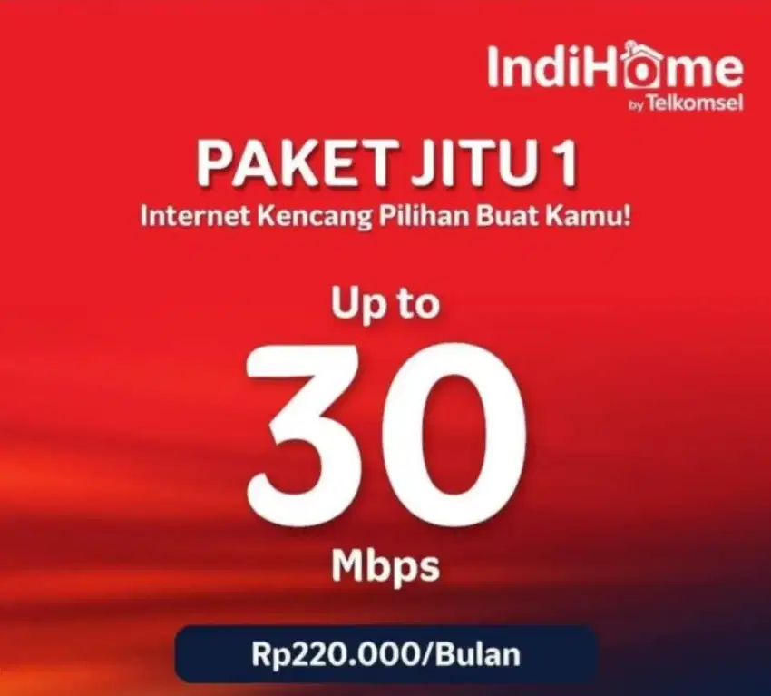 Promo Wifi indihome 30 mbps