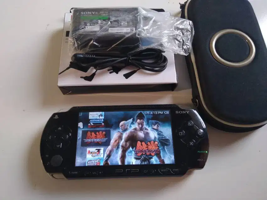 PSP Fat Cakep Memory 16gb Fullgame Plus Cassan dpt Dompetnya