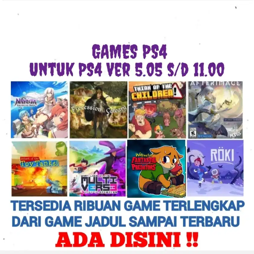 GAME PS4 KEKINIAN Terjangkau