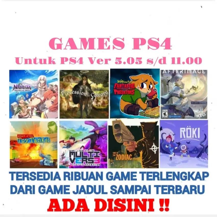 GAME PS4 KEKINIAN Terjangkau Murah Meriah