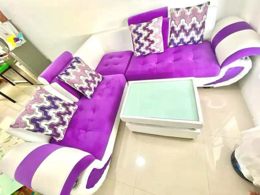 DIJUAL MURAH!!! Sofa ruang tamu shape L , NEGO SAMPAI JADI