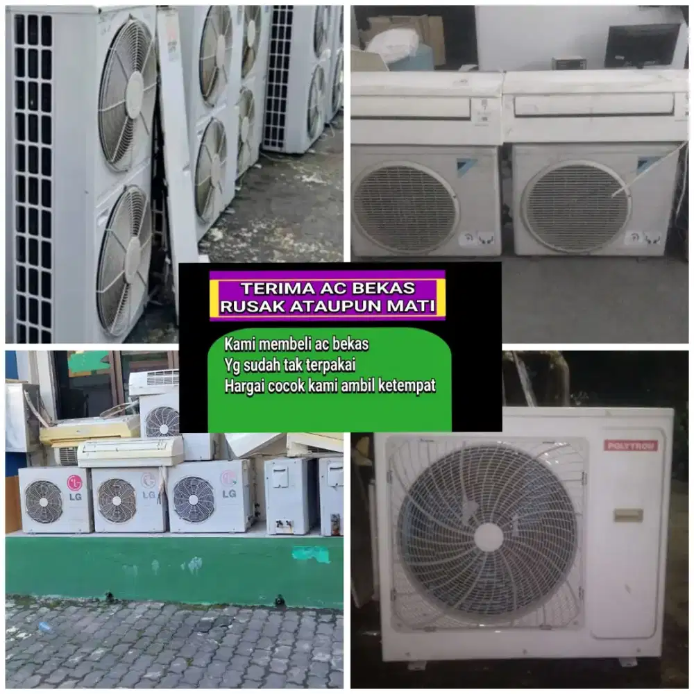 Menerima jual beli ac bekas semua kondisi