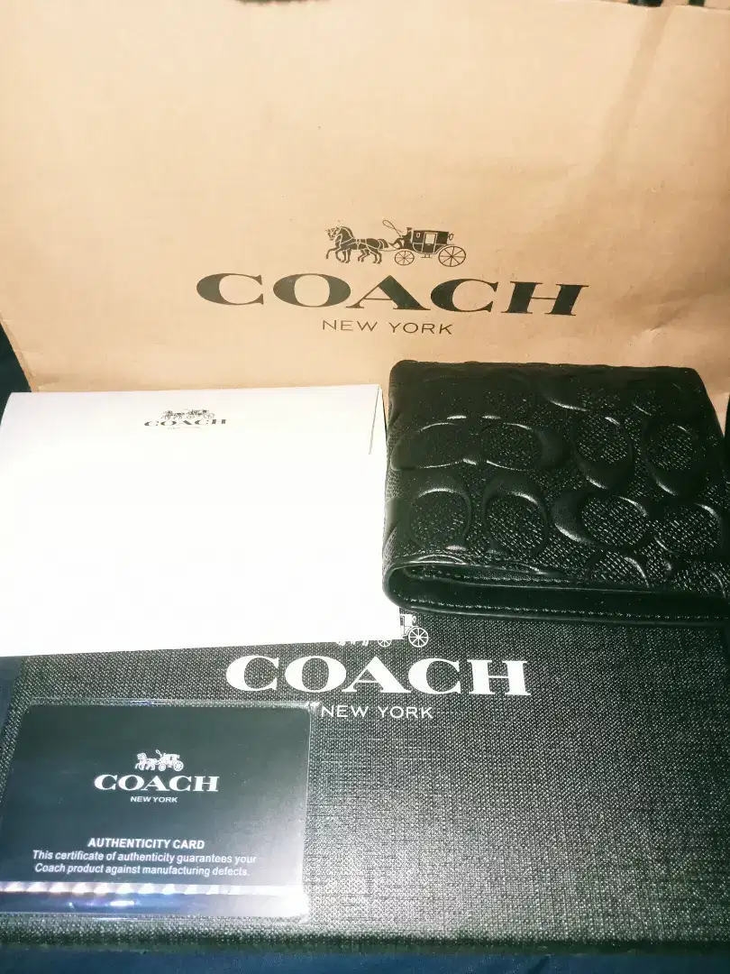 DOMPET COACH NEW YORK 100% ORIGINAL
