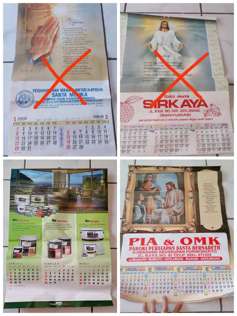 Aneka kalender jadul