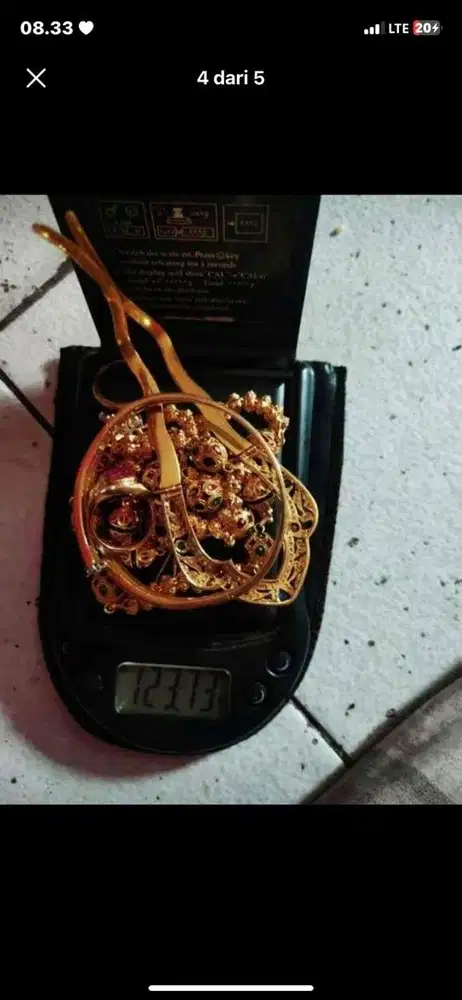 Terima emas tanpa surat