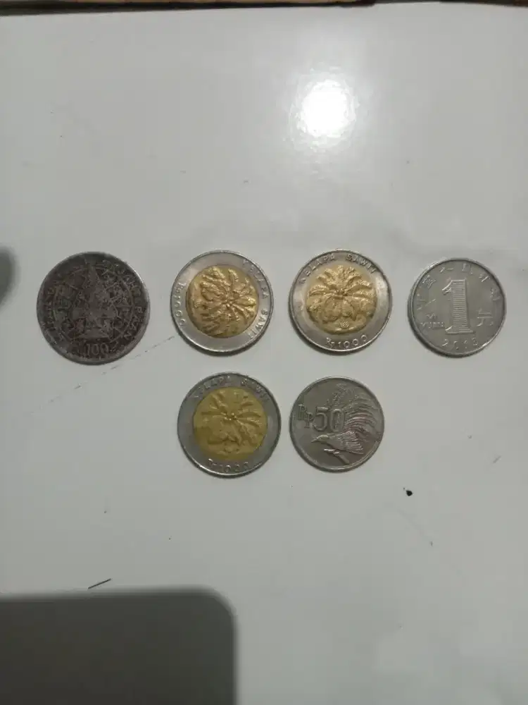 uang kertas dan koin jadul