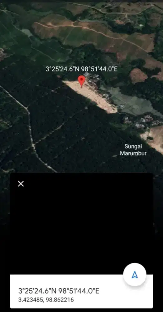 Jual Cepat Tanah luas 23.790 m2 Ds Pertumbuhan Kec Galang Deli Serdang