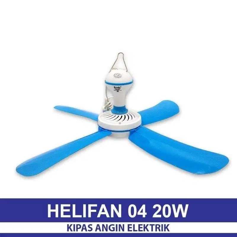 Kipas Angin Gantung Helifan Blue BHF04 20 Watt