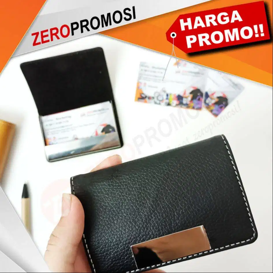 Souvenir Name Card Kulit Custom Logo NC9101