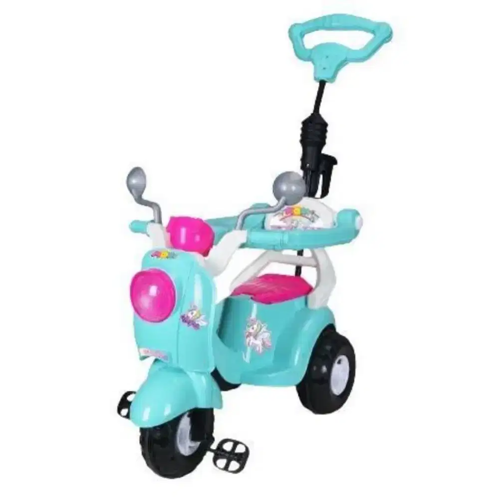 Scooter vespa sepeda dorong