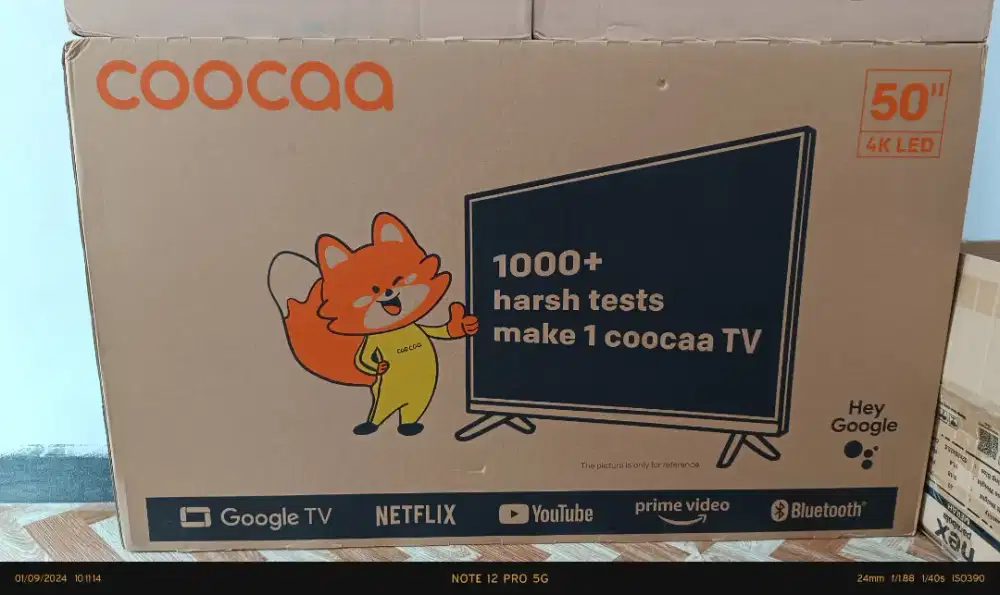 coocaa 50in 4K Google tv Digital