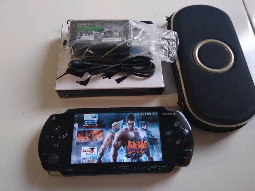 PSP Fat Tebel Cakep Memory 16gb Fullgame Plus Cassan Dpet Dompetnya