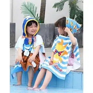BAJU HANDUK MANDI ANAK KARAKTER / HANDUK PONCO TOPI KARAKTER / HANDUK