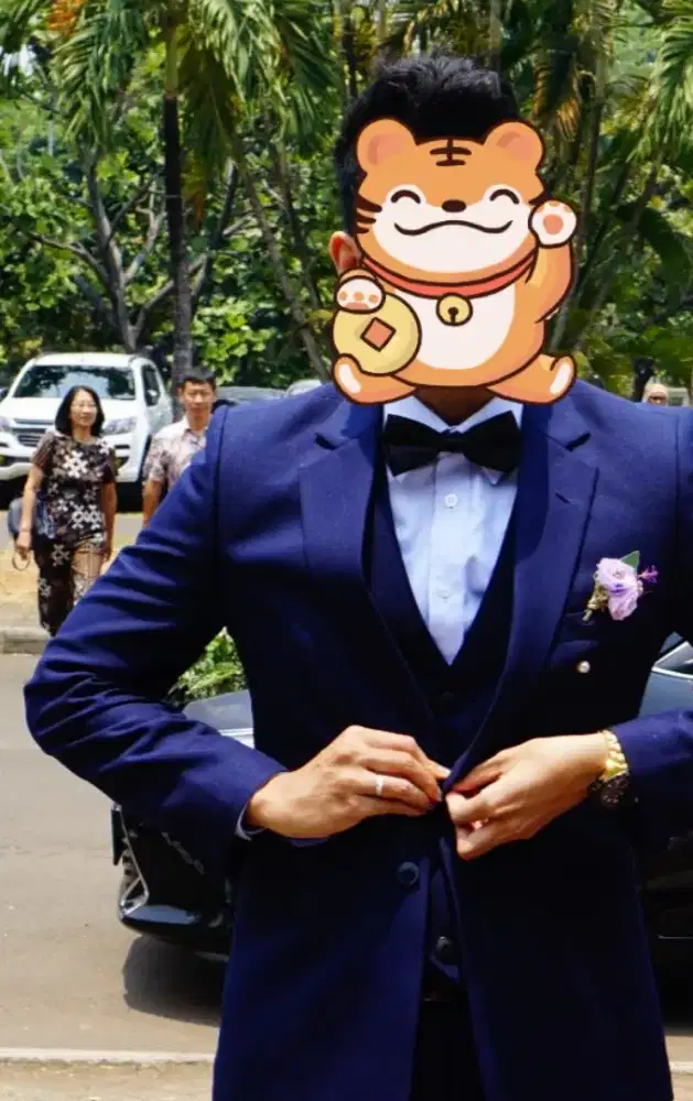 Jas slim fit alesandro vitali