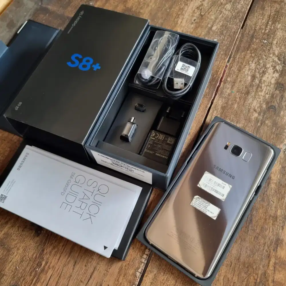 Galaxy S8+ Mapple Gold Perfect Like New SEIN Full Ori Samsung S8 Plus