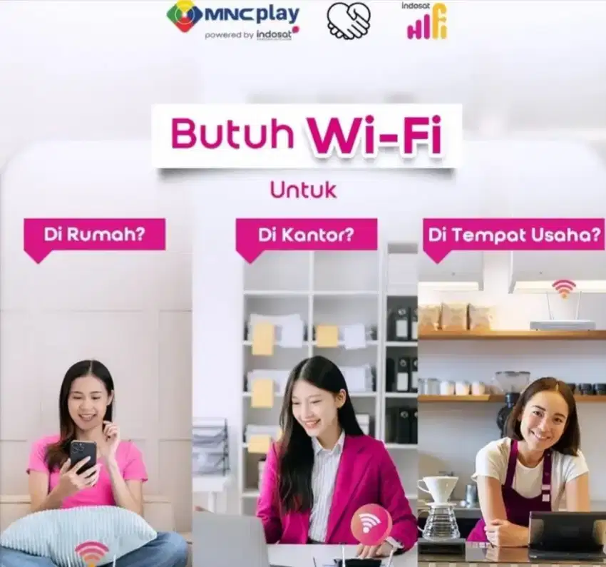 MNC Play & Indosat HIFI, wifi termurah siap pasang Surabaya Sidoarjo