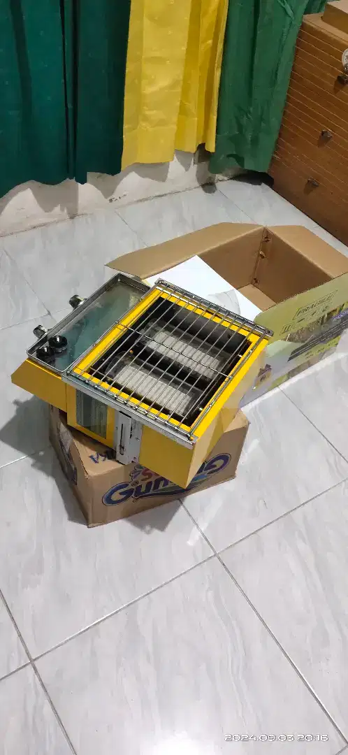 Kompor panggang 2 tungku