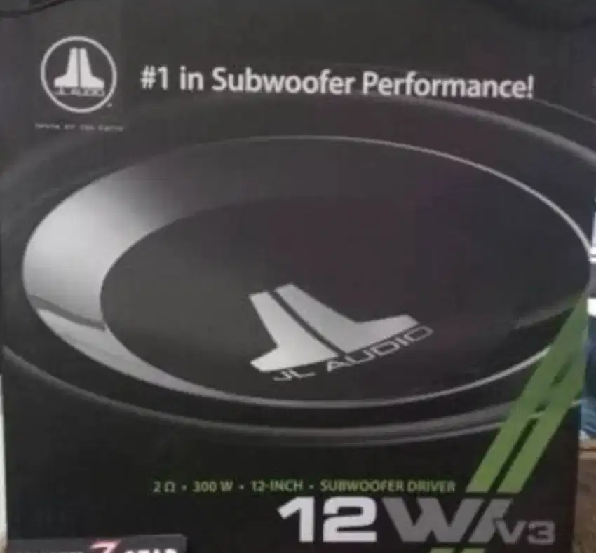 subwoofer JL audio 12 w1v3 @2 ohm