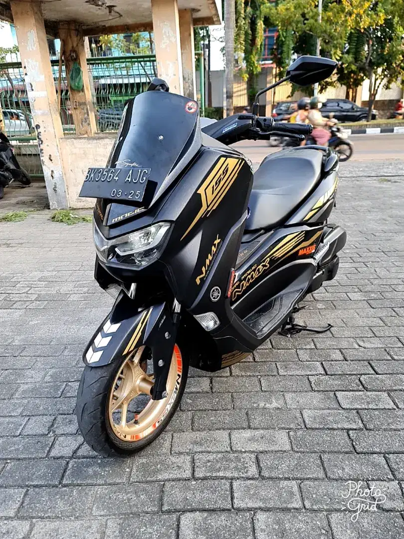 NEW YAMAHA NMAX 155 TIPE ABS CONNECTED 2020 WARNA HITAM DOP DOFF BARU