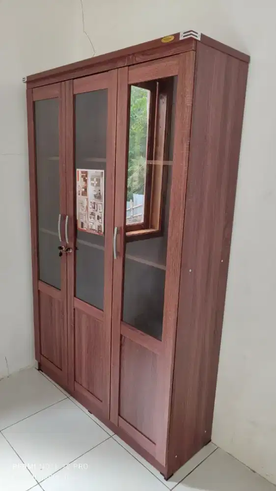 RAK BUKU RAK ARSIP PINTU KACA