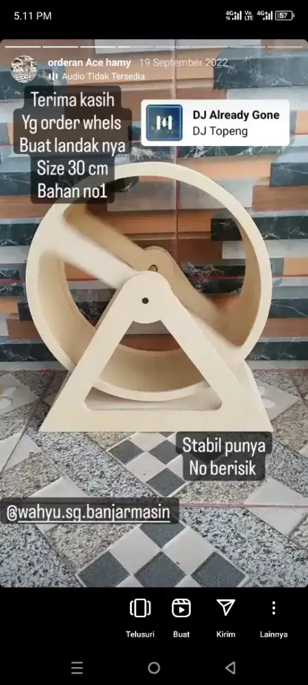 Jogging wells landak mini