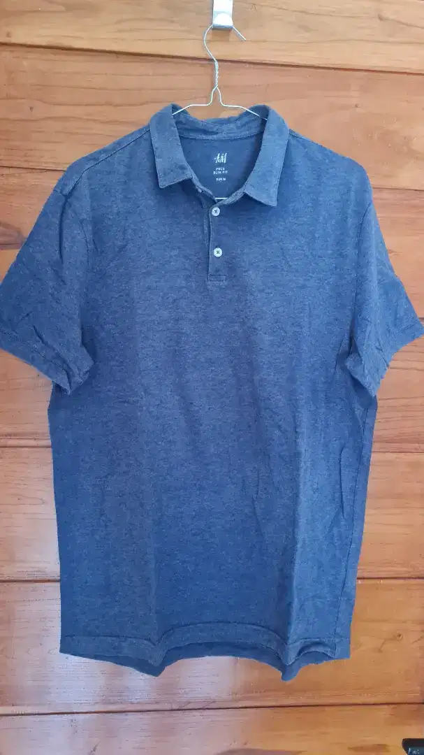 H&M Polo Shirt, Navy  Size M