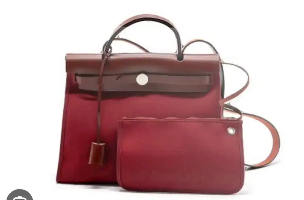 Hermes herbag zip 31 bag canvas