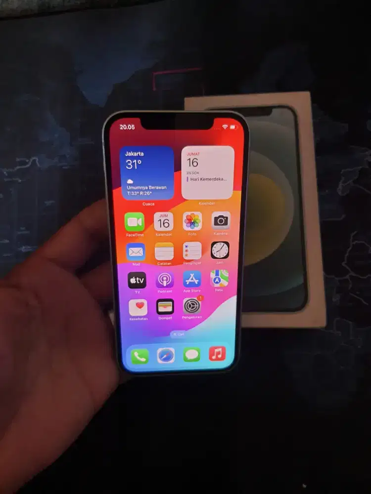 Iphone 12 64 Gb Inter LL/A Bh 87% Fullshet Ada Minus TT Hp Lain