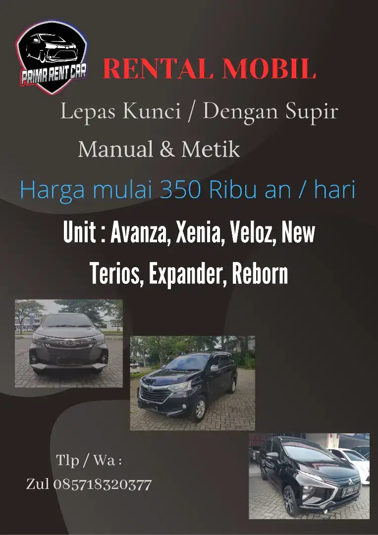 Rental Mobil Lepas kunci Tangerang Raya