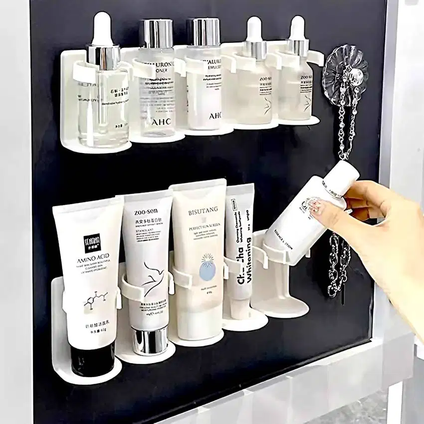 240716K Rak Tempel Dinding Tempat Botol Tube Pasta Wall Organizer 5 Sl