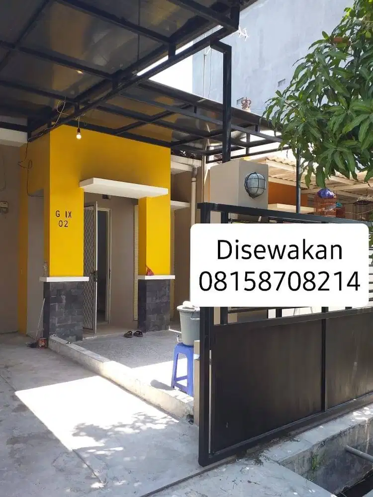 Disewakan Segera Rumah 2 Kamar di Purimas Rungkut