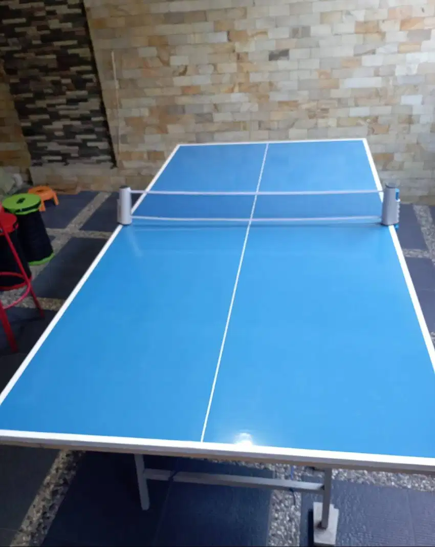 JUAL CEPAT 1 (SATU) SET MEJA PINPONG MINI KUAT DAN TAHAN AIR