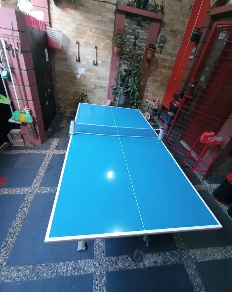 JUAL CEPAT 1 (SATU) SET MEJA PINPONG MINII KUAT DAN TAHAN AIR
