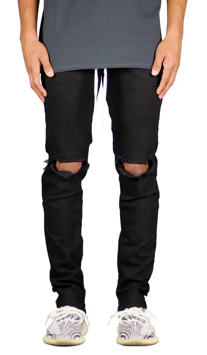 Hyperdenim Black Nate Zipper Pant HD012