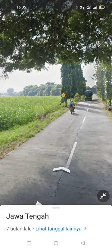 Jual tanah zona industri lokasi sragen timur lt 15Ha harga 450rb/mtr