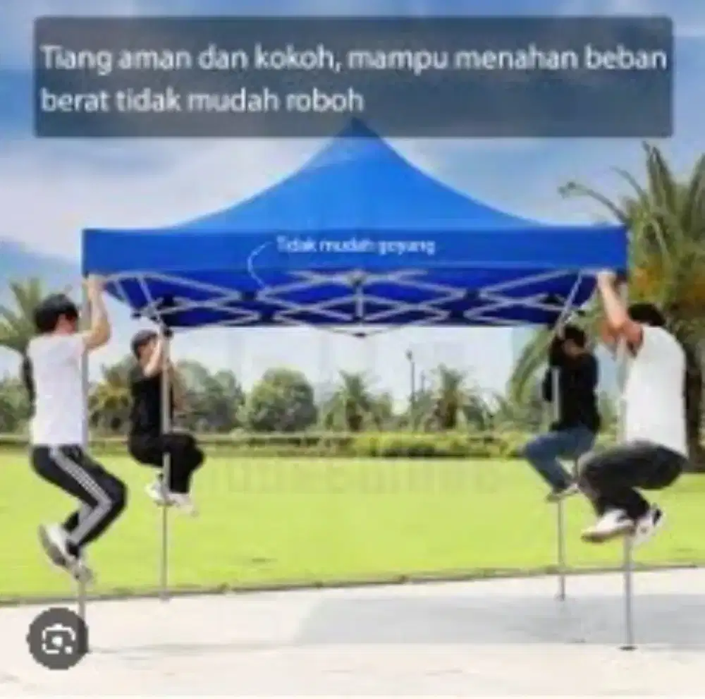 Tiang tenda besi bekas