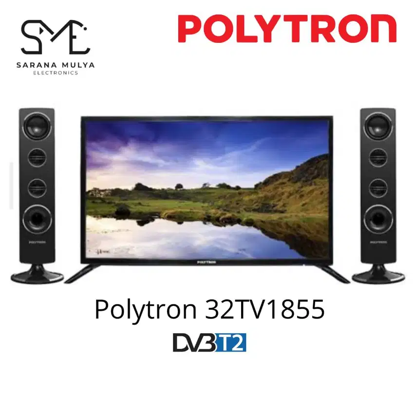 Polytron 32 Inch Cinemax Sound Tower PLD 32TV1855