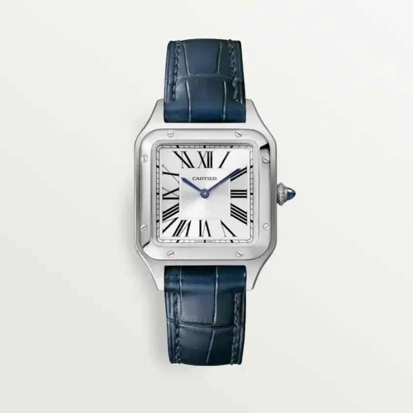 Cartier Santos Dumont Steel 'S' Size 27,5 - New in Box